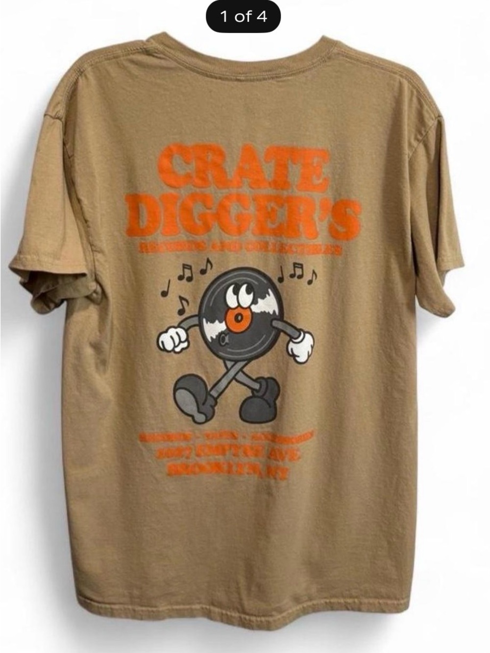 Empyre Crate Digger's Graphic Tee size